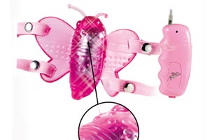 Perhosen näköinen vibraattori